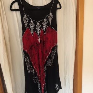 Tank top Dress with Heart Design